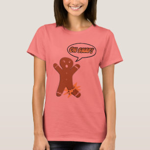 T-shirt Oh rupture ! Bonhomme en pain d'épice drôle