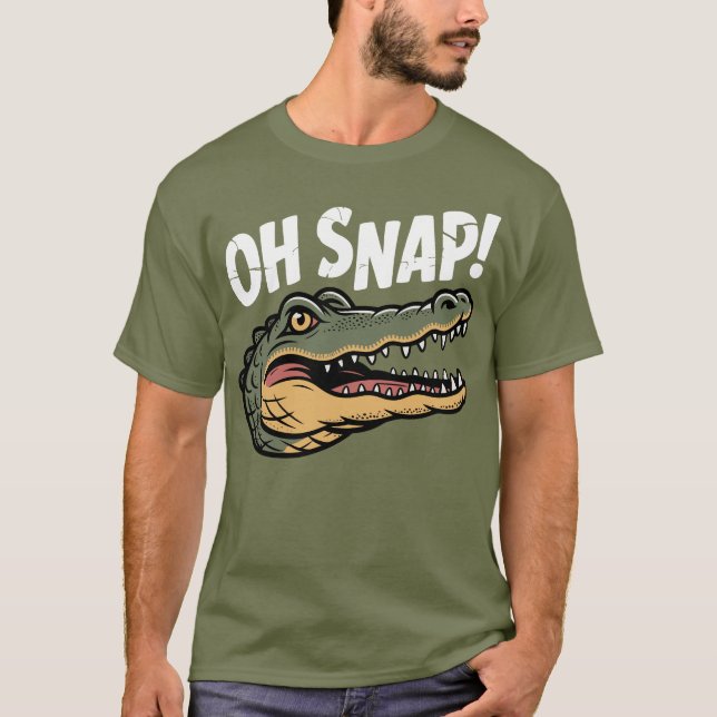 T-shirt Oh Snap Alligator (Devant)