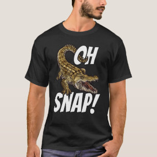 T-shirt Oh Snap Alligator Gator Crocodile Graphisme Enfant