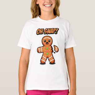 T-shirt Oh, Snap ! Bonhomme en pain d'épices