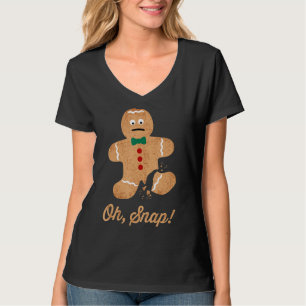 T-shirt Oh Snap Gingerpain Cookie Homme Costume Noël M
