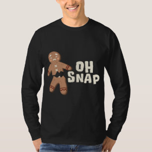 T-shirt Oh, Snap ! Homme de pain d'épices cassé - Noël