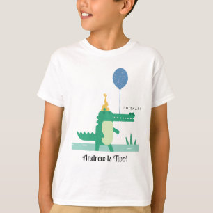 T-shirt Oh Snap mignon Alligator Anniversaire de enfant Pa