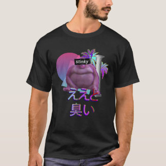 T-shirt Oh Stinky Poop Le Monke Esthétique Vaporwave Me