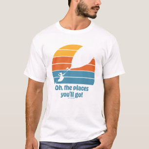 T-shirt Oh, The Places You'll Go! Rétro Coucher de Soleil