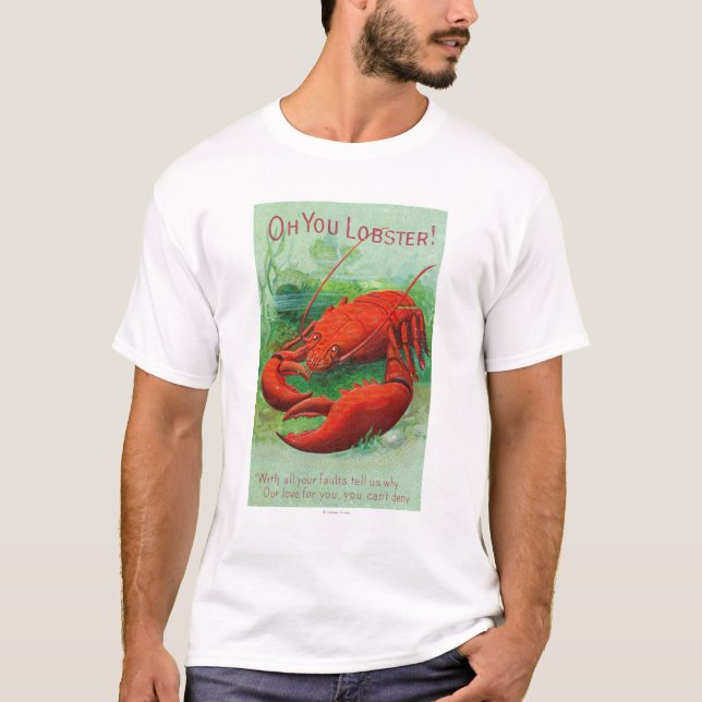 T-shirt Oh vous scène de homard (Devant)