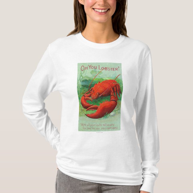 T-shirt Oh vous scène de homard (Devant)