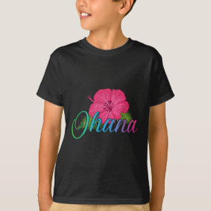 T-shirt Ohana Aloha Hawaii De L'Île - Sentez Le Flux