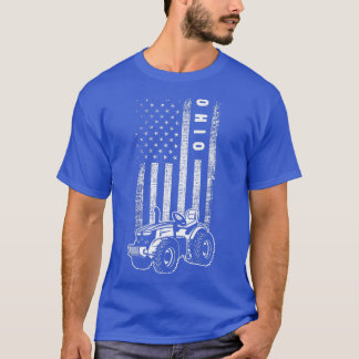 T-shirt Ohio Farmer Pride  Ohio Agriculture  Patriotic Ohi