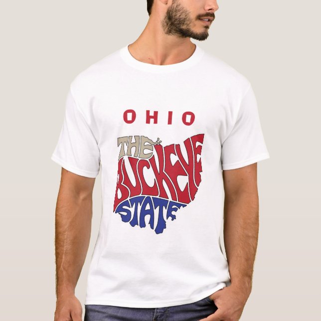 T-shirt Ohio surnom Word Art (Devant)