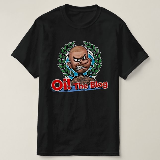 T-shirt Oi the Blog Cartoon (Design devant)