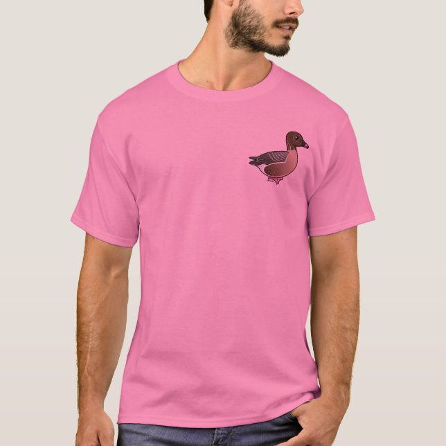 T-shirt Oie à pied rose (Devant)