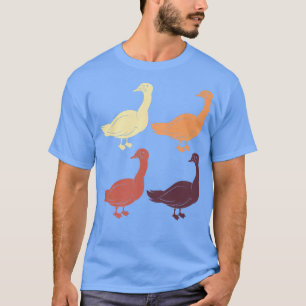 T-shirt Oie Amoureux des animaux rétro Ferme d'élevage Oie