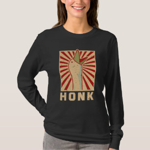 T-shirt Oie Canard Drôle Honk Rétro Hommes Femmes