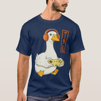 T-shirt Oie de joueur japonaise Art Hommes Femmes Garçon D