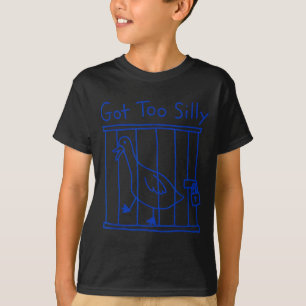 T-shirt Oie de mème trop drôle Oie Canard Oiseau drôle