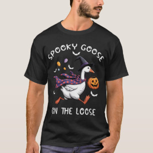 T-shirt Oie effrayante en liberté Sorcière Oie idiote Anim