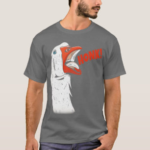 T-shirt Oie Miel Drôle Oie Fantaisie Oiseau sauvage