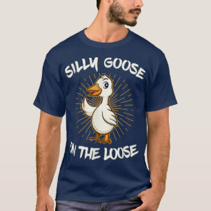 T-shirt Oie Silencieuse Sur La Perte
