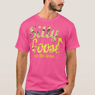 T-shirt Oie Silencieuse Sur L'Oiseau Loose Funny Mignonne 