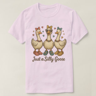 T-shirt Oies ridicules vintage en Crocs à nœuds papillon –