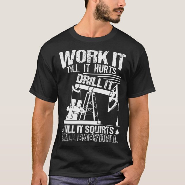 T-shirt Oilfield    Oilfield Worker (Devant)