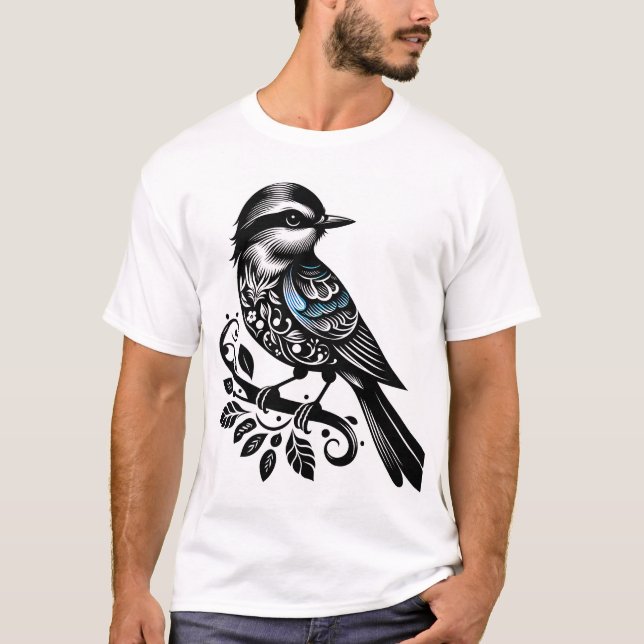 t-shirt oiseau (Devant)
