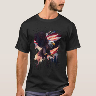 T-shirt oiseau, aigle, oiseaux, aigle, philly, philadelphi