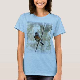 T-shirt Oiseau bleu de bonheur