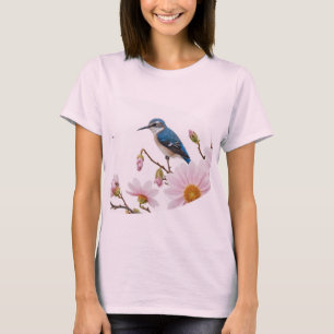 T-shirt oiseau bleu du bonheur
