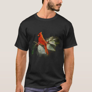 T-shirt Oiseau cardinal rouge sauvage