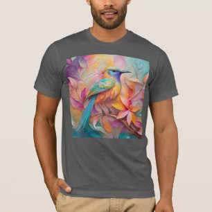 T-shirt Oiseau-chanteur à gorge violette Imaginaire