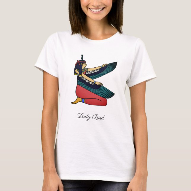 T-shirt Oiseau-dame égyptien (Devant)