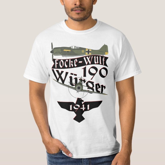 T-shirt Oiseau de boucher de FW 190 (Devant)