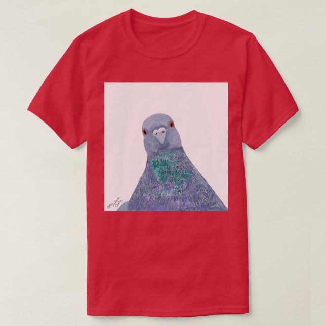 T-shirt Oiseau de colombe de rocher sauvage de Pigeon (Design devant)