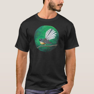 T-shirt Oiseau de la Nouvelle-Zélande (piwakawaka) - T-Sh