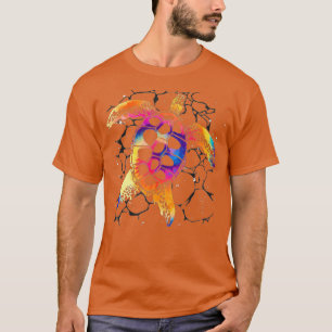 T-shirt Oiseau de mer d'Hawaii Océan animal Tortue de mer 