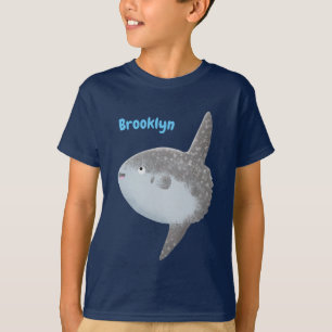 T-shirt Oiseau de mer mola mola mignonne caricature