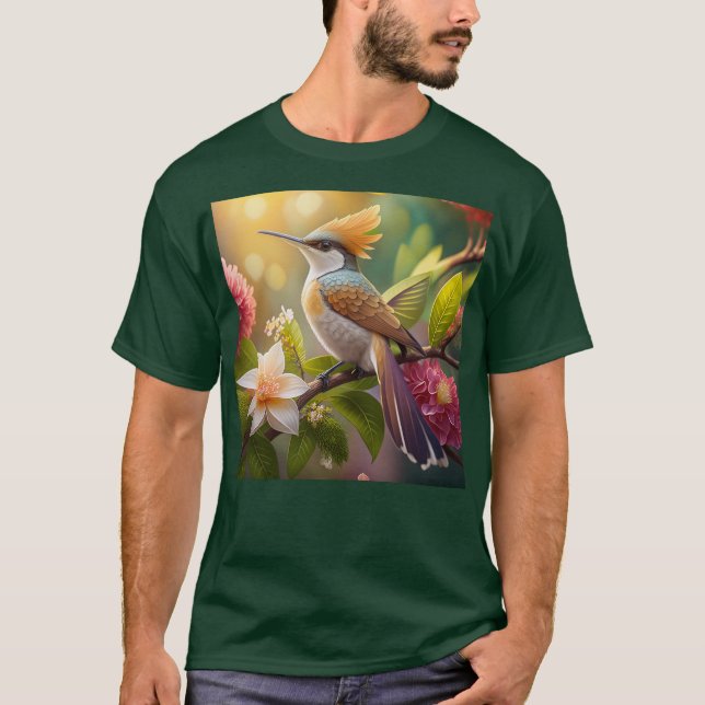 T-shirt Oiseau de miel doré Imaginaire (Devant)