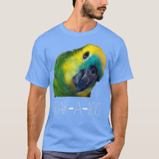 T-shirt Oiseau de perroquet de l'Amazonie verte amusant