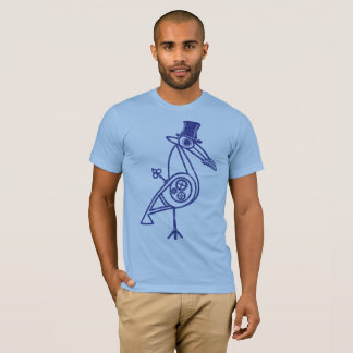 T-shirt Oiseau de Steampunk