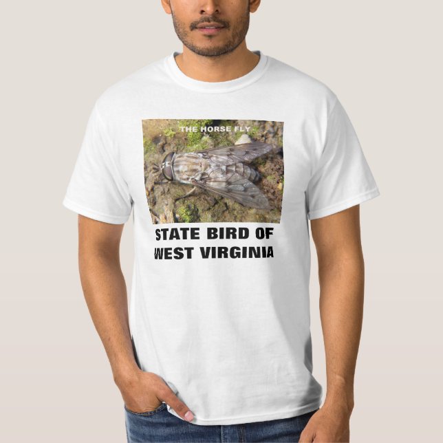 T-SHIRT OISEAU D'ÉTAT DE LA VIRGINIE OCCIDENTALE : LA (Devant)