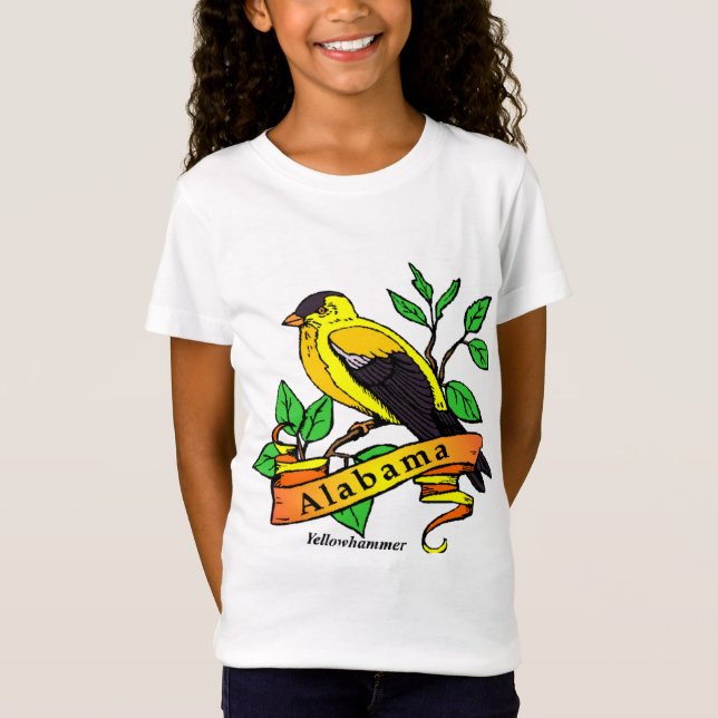 T-Shirt Oiseau d'État de l'Alabama (Devant)