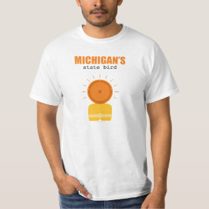 T-shirt Oiseau d'état de Michigan