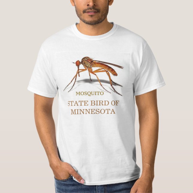 T-SHIRT OISEAU D'ÉTAT DU MINNESOTA : LE MOUSTIQUE (Devant)