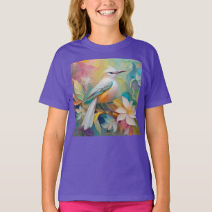 T-shirt Oiseau d'Imaginaire tourbé d'or