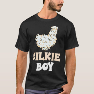 T-shirt Oiseau doux et câlin poulet soyeux Silkie garçon S