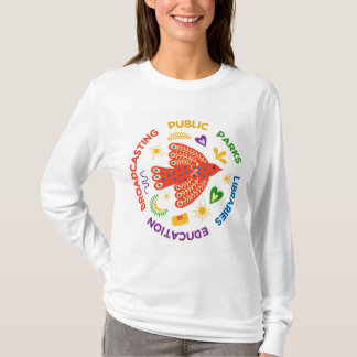 T-shirt Oiseau du Bien Public – Bibliothèques, Parcs & Édu