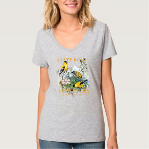 T-shirt Oiseau du New Jersey The Eastern Goldfinch