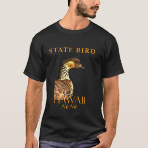 T-shirt Oiseau du territoire d'Hawaï L'oie hawaïenne